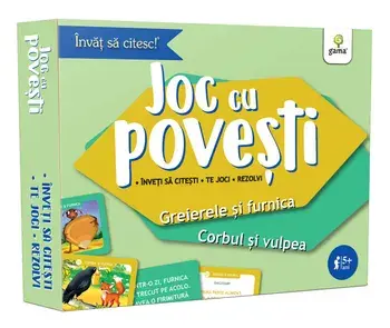 Greierele si furnica. Corbul si vulpea. Invat sa citesc! Joc cu povesti/***