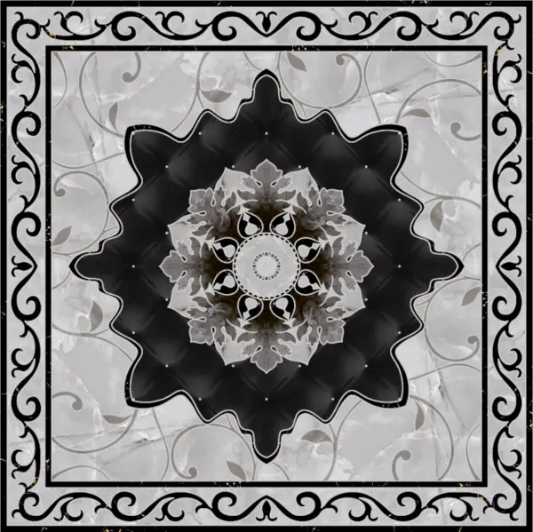 Gresie decorativa / covor ceramic Baroque Nadir 12632-1A 120X120 (4 placi 60X60) lucioasa