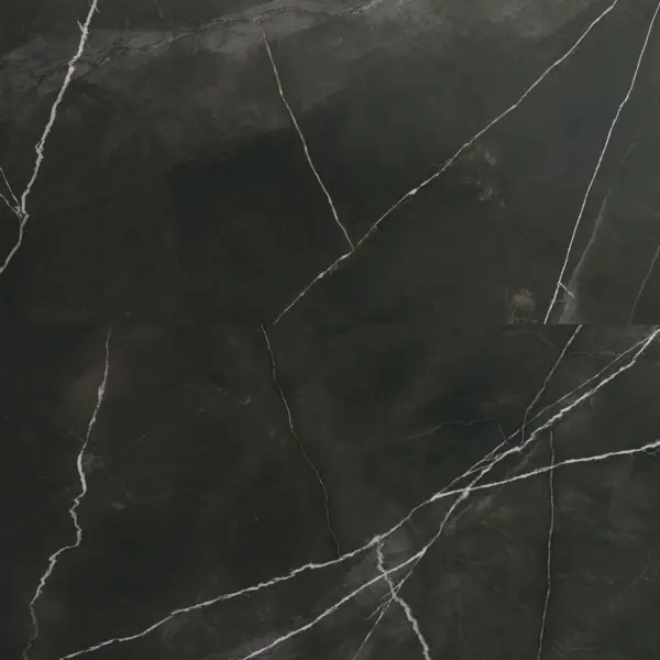 Gresie exterior / interior antiderapanta Quasar Black 60 x 120 cm mata portelanata rectificata tip marmura