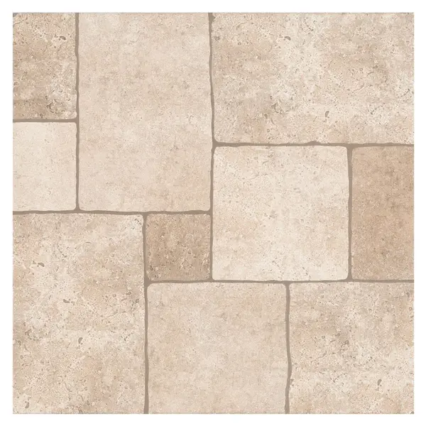 Gresie exterior / interior antiderapanta Toscana Beige 60 x 60 cm mata portelanata rectificata tip piatra naturala