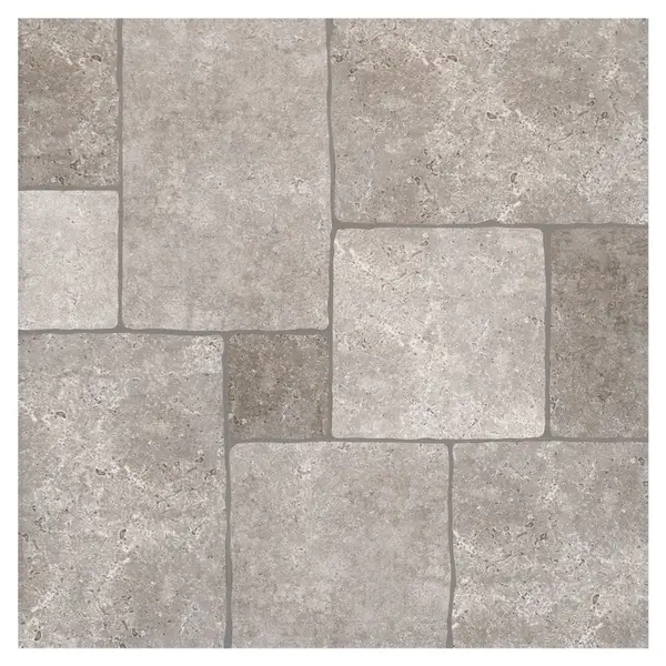 Gresie exterior / interior antiderapanta Toscana Grey 60 x 60 cm mata portelanata rectificata tip piatra naturala