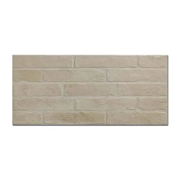 Gresie exterior / interior antiderapanta Tugla White 30 x 60 cm mata portelanata tip piatra