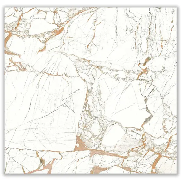 Gresie exterior / interior portelanata Amazon Bone 45 x 45 cm lucioasa tip marmura