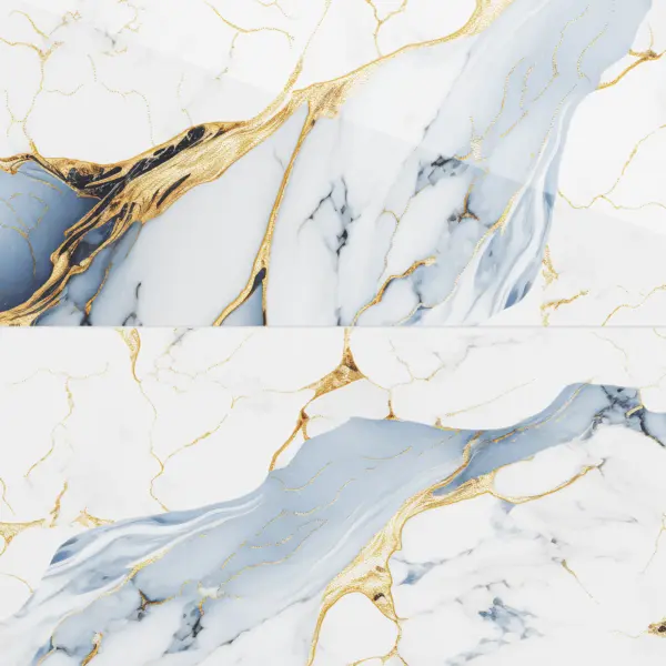 Gresie exterior / interior portelanata Aqua Gold Insert 60 x 120 cm lucioasa rectificata