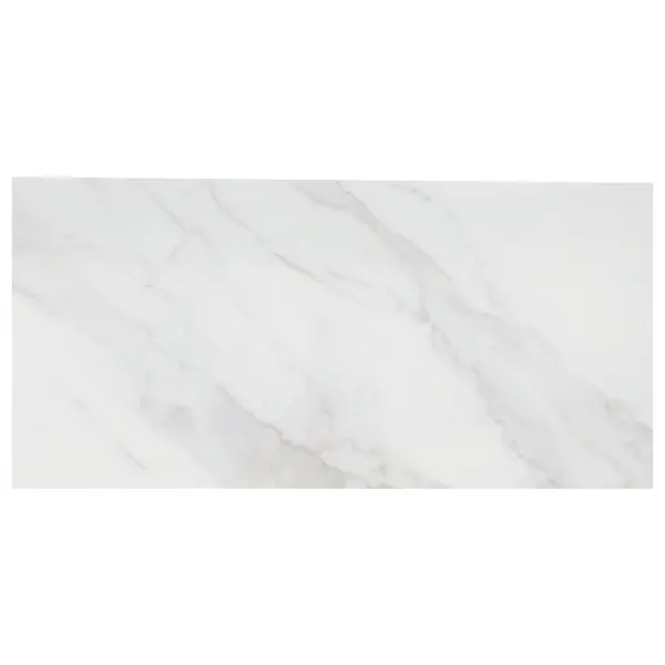 Gresie exterior / interior portelanata Arya White 28 6 x 58 cm lucioasa tip marmura