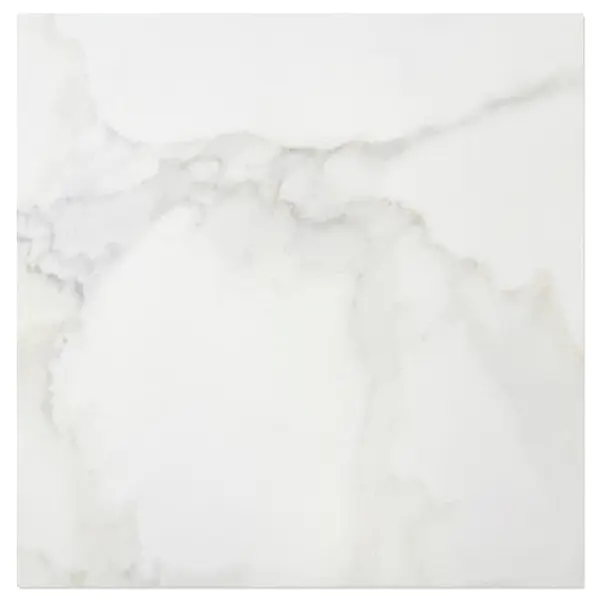 Gresie exterior / interior portelanata Benicarlo White 45 x 45 cm lucioasa tip marmura