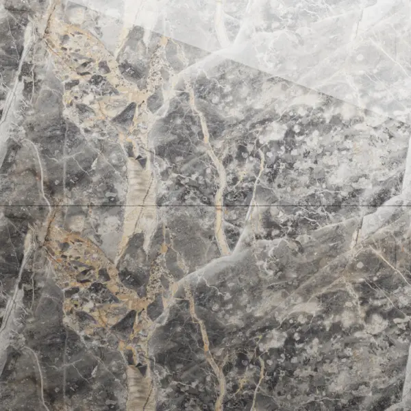 Gresie exterior / interior portelanata Grey Flury 60 x 120 cm lucioasa rectificata tip marmura