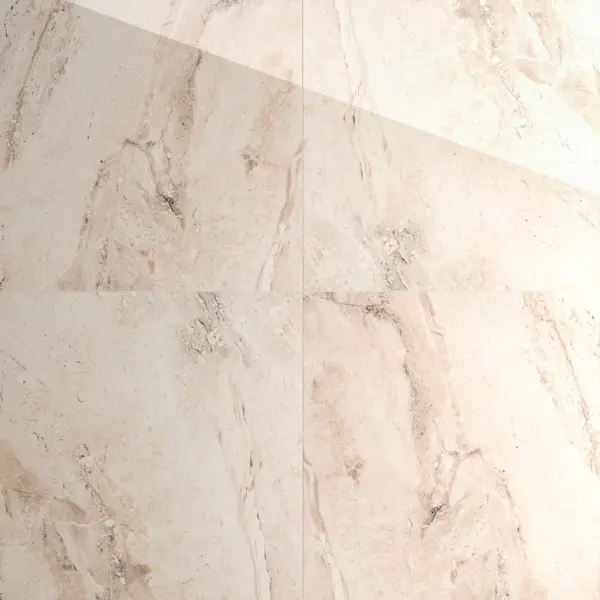 Gresie exterior / interior portelanata Helena Cream 45 x 45 cm lucioasa tip marmura