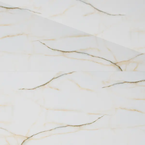 Gresie exterior / interior portelanata Monument Grande White 60 x 120 cm mata rectificata tip marmura