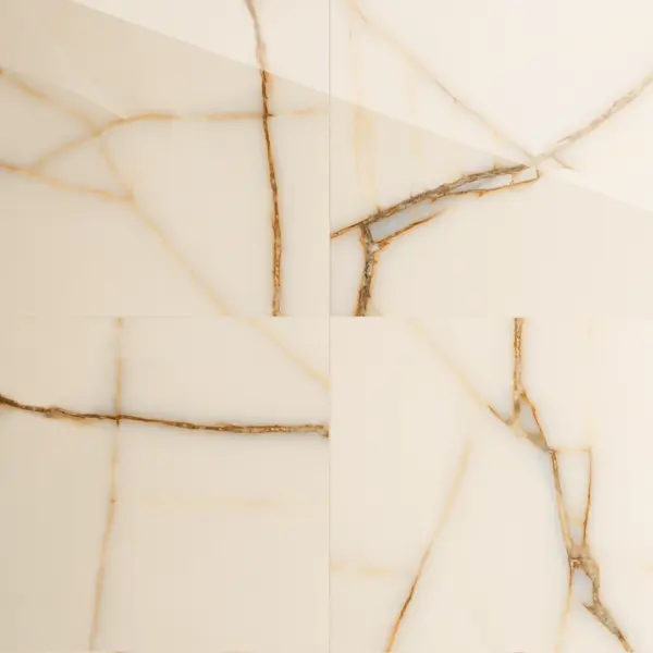 Gresie exterior / interior portelanata Onyx Brown 60 x 60 cm lucioasa rectificata tip marmura