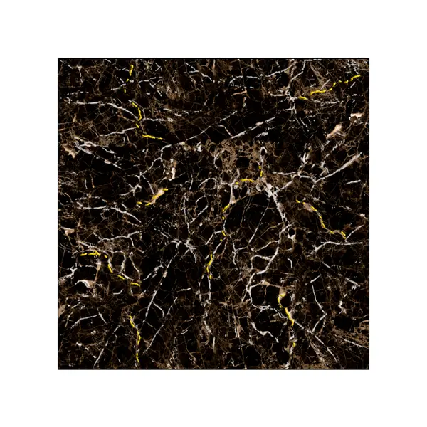 Gresie exterior / interior portelanata Royal Black 60 x 60 cm lucioasa rectificata tip marmura