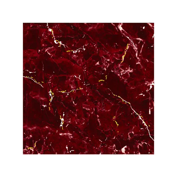 Gresie exterior / interior portelanata Royal Burgundy 60 x 60 cm lucioasa rectificata tip marmura