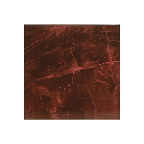 Gresie exterior / interior portelanata Troppica Claret Red 33 x 33 cm mata tip marmura