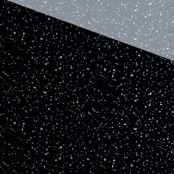 Gresie mozaic exterior / interior Terazzo Dark Gold Insert 60 x 120 cm lucioasa portelanata rectificata