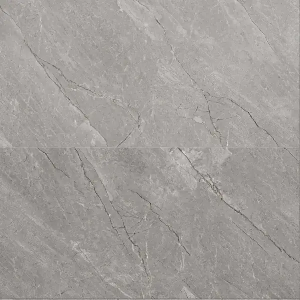 Gresie portelanata exterior / interior Carno Grey 60 x 120 cm mata rectificata tip marmura