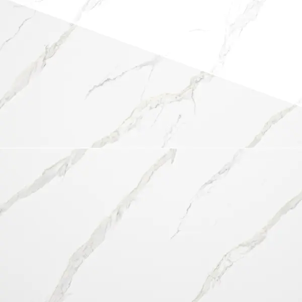 Gresie rectificata exterior / interior Statuario Gold Insert 60 x 120 cm lucioasa portelanata tip marmura