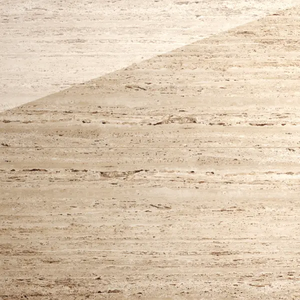 Gresie rectificata exterior / interior Travertino Brass Dark 60 x 120 cm lucioasa portelanata tip piatra naturala