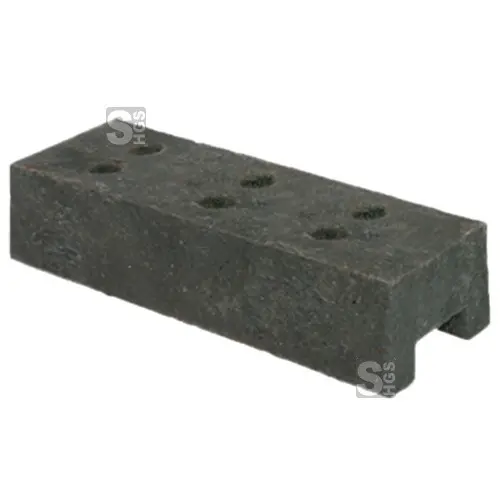Greutate (picior) de sustinere 6 gauri - din plastic reciclat - 20 Kg - 68x24x14.50 cm