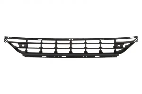 Grila bara fata (cu gauri senzori parcare, plastic, negru) VOLVO XC60 I 2008-2017