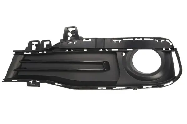 Grila bara fata dreapta basis, cu locas proiectoare ceata, plastic, negru BMW Seria 3 F30, F31, F80 intre 2015-2019