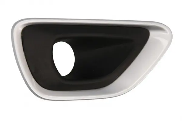 Grila bara fata dreapta cu locas proiectoare, aluminiu negru JEEP GRAND CHEROKEE 4 IV WK2 intre 2013-2016