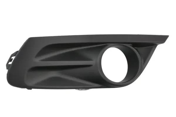 Grila bara Fata Dreapta cu orificii proiector ceata, negru potrivit RENAULT FLUENCE 02.10- 01.13-12.15