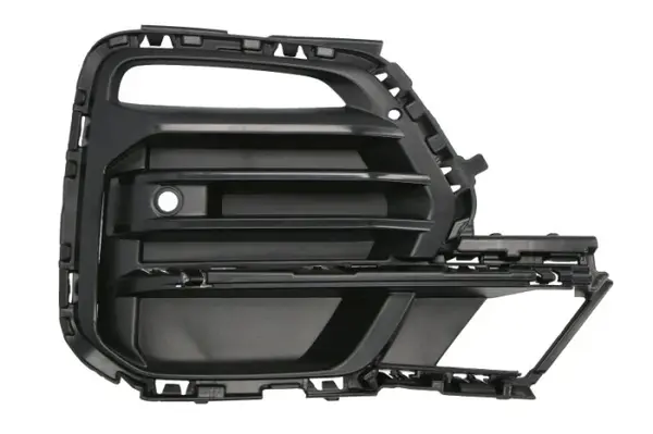 Grila bara Fata Dreapta inchis, cu orificii senzori parcare, negru-mat potrivit BMW X5 G05, X5 G05, F95 08.18-