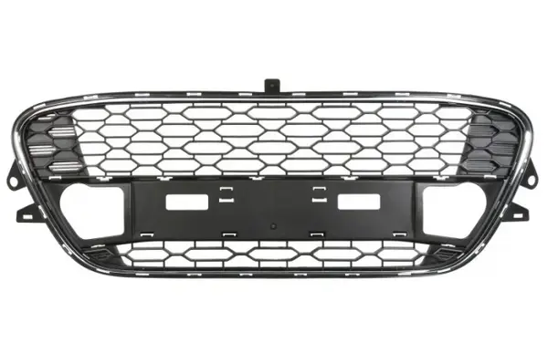 Grila bara fata mijloc, negru crom CITROEN C3 intre 2009-2013