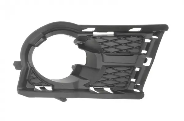 Grila bara fata stanga cu locas proiectoare, plastic, negru VW TIGUAN I intre 2007-2011