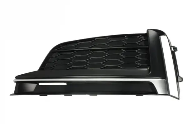Grila bara fata stanga Ornament crom S5, negru mat AUDI A5 F5 dupa 2016