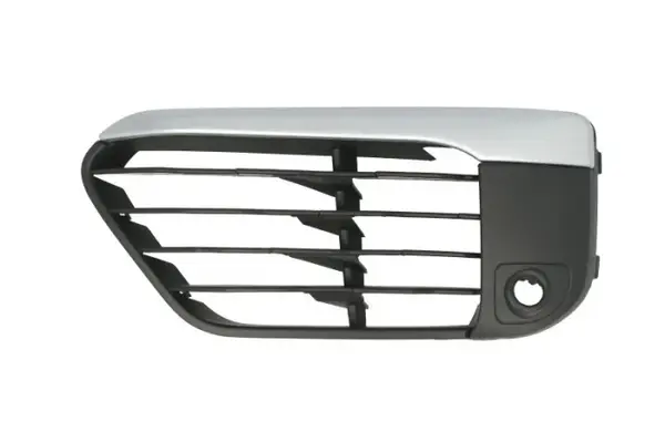 Grila bara fata stanga X-Line, cu locas senzori, plastic, negru argintiu BMW X1 intre 2015-2019
