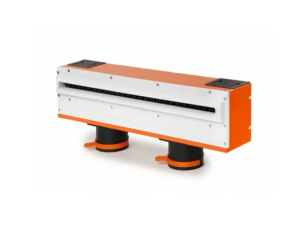 - Grilă de ventilație încastrată în rigips Ergovent LINEO SINGLE 500, 75 mm