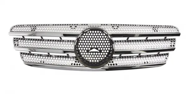 Grila fata (argintiu crom) potrivit MERCEDES M (W163) 2.3-5.4 02.98-06.05 -06.05