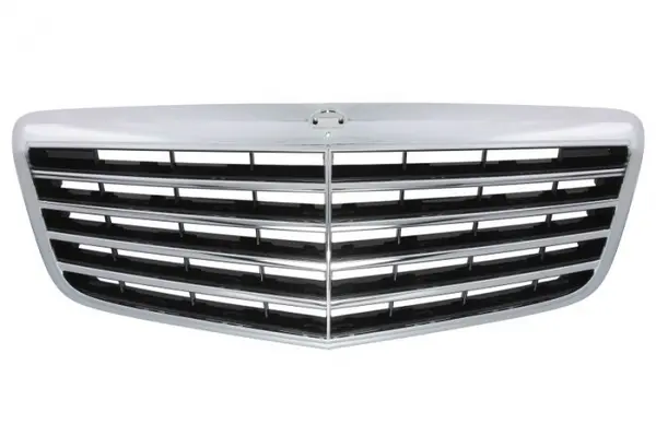 Grila fata AVANTGARDE, completa, negru crom MERCEDES Clasa E intre 2006-2010