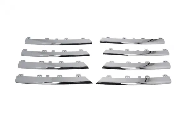 Grila fata cu 8 linii set, crom VW GOLF, JETTA intre 2003-2010