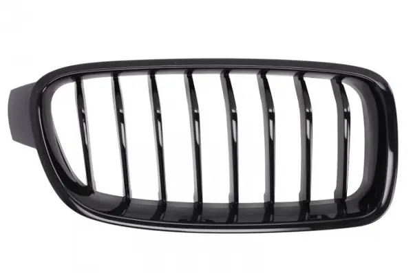 Grila fata Dreapta (M-PAKIET, negru) potrivit BMW 3 (F30, F80), 3 (F31) 1.5-3.0H 11.11-06.19 -05.15