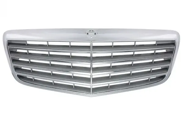Grila fata ELEGANCE, completa, crom argintiu MERCEDES Clasa E intre 2006-2010