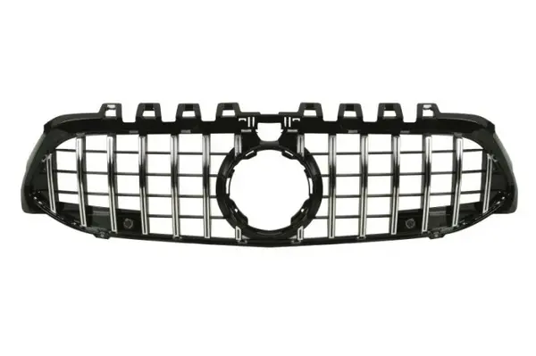 Grila radiator (cu orificiu camera, AMG STYLING, negru lucios crom) potrivit MERCEDES A-KLASA W177 04.18-10.22