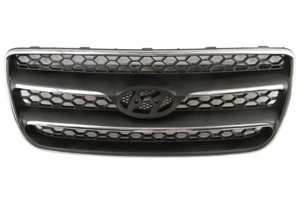 Grila radiator fata LIMITED, negru crom HYUNDAI SANTA FE II intre 2006-2009
