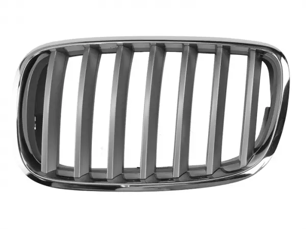 Grila radiator fata stanga crom argintiu BMW X5 E70, X6 E71, E72 intre 2007-2014