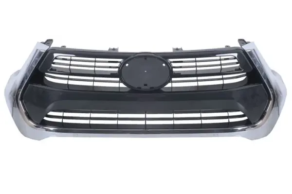 Grila radiator rame crom, negru potrivit TOYOTA HILUX VIII 06.20-