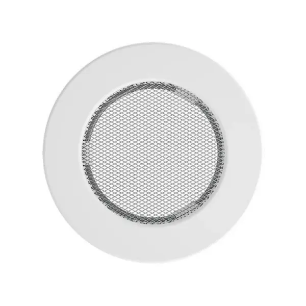 Grila rotunda aerisire semineu alb diametru fi 100