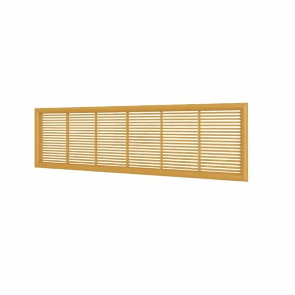 - Grila ventilatie 227x67 rectangulara , exterior, Plastic ABS, Beige