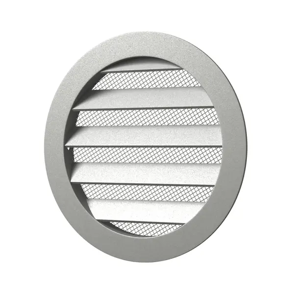 - Grila ventilatie rotunda Ø200mm, exterior Ø225mm, Aluminiu