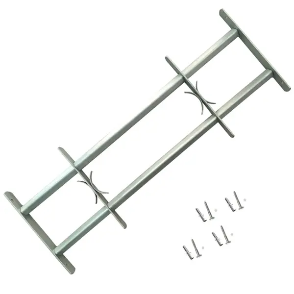 Grilaj de siguranta pentru ferestre cu 2 bare transversale 700-1050 mm