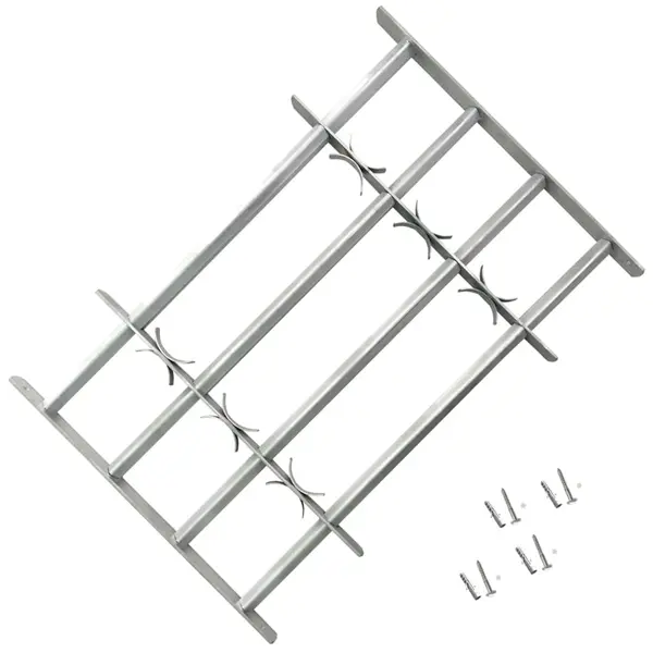 Grilaj de siguranta pentru ferestre cu 4 bare transversale 1000-1500mm