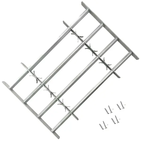 Grilaj de siguranta pentru ferestre cu 4 bare transversale 500-650 mm