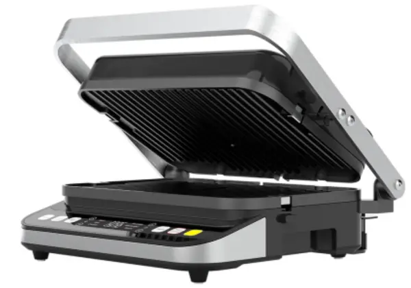 Grill AENO - EG5, 2000W, antiaderent, nervurat, gri