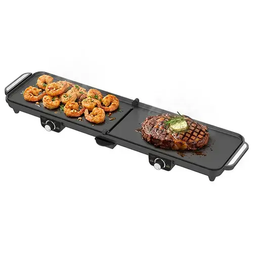 Grill Electric Adler AD6617, 3000 W, Suprafata 2070 cm2 (Negru)