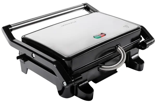 Grill Rohnson - R-2105, 800W, marmorat, nervurat, argintiu